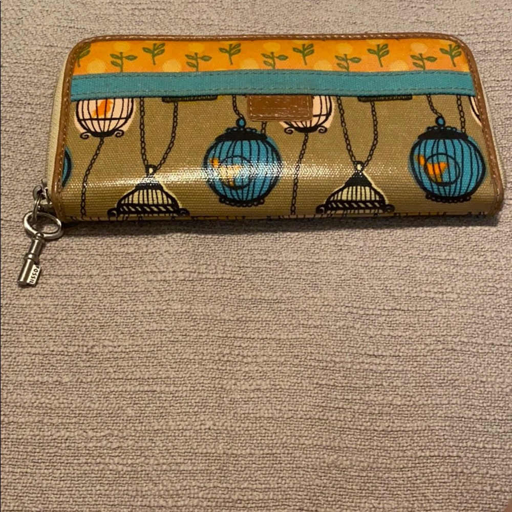 Fossil Key-Per Zip Wallet